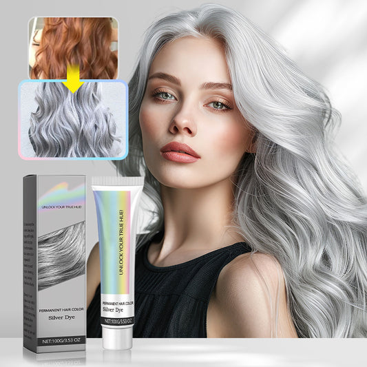 2-in-1 Natural Essence Extract Silver Hair Dye