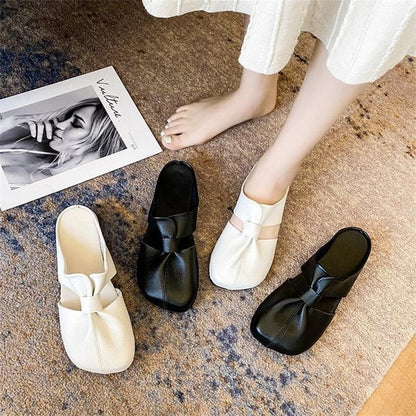🔥Hot Sale 50% Off🔥Plus-size Cut-Out Design Flat Mules