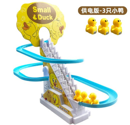 🎁Last Day 49% Off🎁Stair Climbing Ducklings Race Track Set🔥