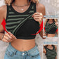 💖LAST DAY SPECIAL PRICE: ￡14.99!!💖Ribbed Stretchy Tank Top with Shelf Bra