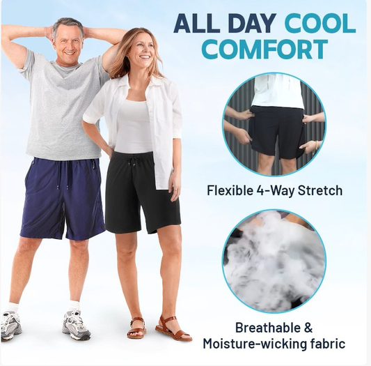🔥Hot Sale 50% OFF💝✨Unisex Ice Silk Quick Drying Stretch Shorts