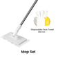 💥Disposable Dust Mop with 4 Reusable Cloths