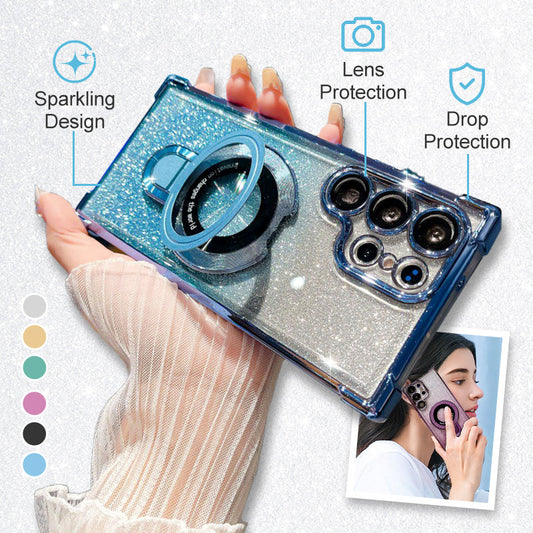 ✅FREE SHIPPING✈️Magnetic Gradient Glitter Mobile Phone Cases for Galaxy Series