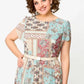 🔥HOT SALE🔥2025 Comfortable and Elegant Patchwork Printed Dress