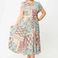 🔥HOT SALE🔥2025 Comfortable and Elegant Patchwork Printed Dress