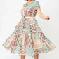 🔥HOT SALE🔥2025 Comfortable and Elegant Patchwork Printed Dress
