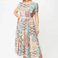 🔥HOT SALE🔥2025 Comfortable and Elegant Patchwork Printed Dress