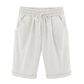🔥Summer Hot Sales - 50% OFF🔥Plus Size Solid Color Elastic Waist Loose Cropped Shorts