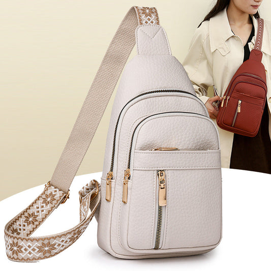 🔥50% OFF🔥Women's Vintage Leather Chest Bag