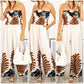 🔥 Spring Special 50% off 🌊💕Women’s Sexy Summer Print Loose Fit Strapless Jumpsuit
