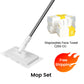 💥Disposable Dust Mop with 4 Reusable Cloths