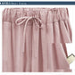 🔥Summer Hot Sales - 50% OFF🔥Plus Size Solid Color Elastic Waist Loose Cropped Shorts