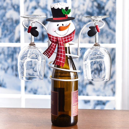 🎅50% OFF🎅Holiday Wine Bottle & Glass Holders🍷