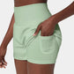 ✨️2025 Hot Sale 50% OFF🥰High Waisted 2-in-1 Yoga Shorts & Side Pockets