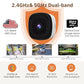 3MP 2K Window Camera,2.4GHz & 5GHz WiFi Indoor Cameras,ChromaMax Al Color Night Vision,Person & Motion Detection,Easy & Quick Install