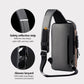 👜USB charging sport sling Anti-theft shoulder bag👜