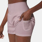 ✨️2025 Hot Sale 50% OFF🥰High Waisted 2-in-1 Yoga Shorts & Side Pockets
