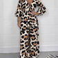 🔥Hot Sale 50% Off🍃Leopard print V-neck jumpsuit