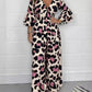 🔥Hot Sale 50% Off🍃Leopard print V-neck jumpsuit
