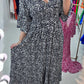 🔥SUMMER SALE 50% OFF 👗New Floral Print V Neck-Long Dress