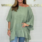 🎉 Last Day Promotion-50% OFF🌹Loose Pleated Off Shoulder Blouses for Women