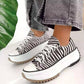 💝Limited Sale 50% OFF🔥🔥Women's lace up platform heeled sneakers