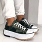 💝Limited Sale 50% OFF🔥🔥Women's lace up platform heeled sneakers