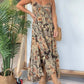 🌸Women’s Sexy Spaghetti Strap Floral Print Long Dress