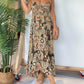 🌸Women’s Sexy Spaghetti Strap Floral Print Long Dress