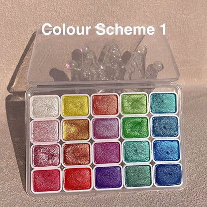 🎄20 Colours Watercolor Painting Set✈️ 24-hour delivery from the UK ✈️