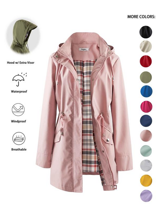💖LAST DAY SALE 50% OFF🧥Womens Chic. Lightweight. Waterproof Jacket 🍃-Unleash Style and Durability in Any Storm!🌧️