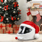 🎁Santa Claus Helmet Cartoon Plush Motorcycle Helmet Cover