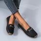 Flat, Fashionable, Comfortable, Breathable, Casual Leather Loafers