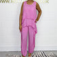 🌸Spring Specials🌸 Casual Sleeveless Loose Top and Pants Suit