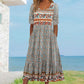 50% OFF🔥Women’s Elegant Bohemian Print Dress