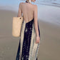 👗Women's Printed Halterneck Backless Dress💥