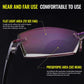 Multifocus Reading Glasses Anti-Blue Rays Readers for Computer Work,Driving,Outdoors