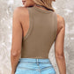 💖LAST DAY SPECIAL PRICE: ￡14.99!!💖Ribbed Stretchy Tank Top with Shelf Bra