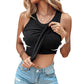 💖LAST DAY SPECIAL PRICE: ￡14.99!!💖Ribbed Stretchy Tank Top with Shelf Bra