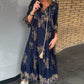 🔥Hot Sale 50% OFF🔥👗Loose-Fitting Vintage V-neck Dress✈️30 Days No Reason Return + Free Shipping✈️