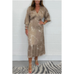 HOT SALE - 50% OFF🥰🥰V-Neck Long Sleeve Midi Dress