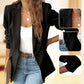 Elegant, soft, plain-coloured lapel jacket