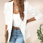 Elegant, soft, plain-coloured lapel jacket