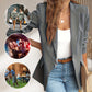 Elegant, soft, plain-coloured lapel jacket