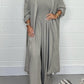 2025 Modern Ladies Two-Piece Set with Lace Back and Wide Legs