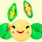 3-pea Plush Toy