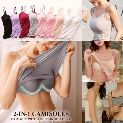 🔥Summer Sale 50% Off - Tank With Built-In Bra