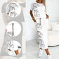 Women's casual two-piece floral T-shirt and mid-length skirt set ❤️‍🔥Hot Sale 50% OFF🔥