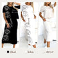 Women's casual two-piece floral T-shirt and mid-length skirt set ❤️‍🔥Hot Sale 50% OFF🔥