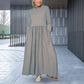 🎉🔥Biggest Sale -50% OFF🔥Flowy Knit Midi Dress with Full Sleeves